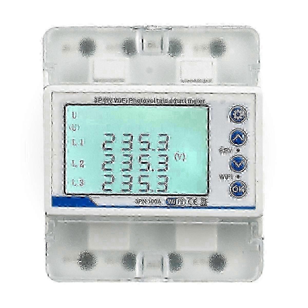 3 Phase 380V 100A Tuya WiFi Smart Bi-Directional KWh Meter over Under Voltage Protector Relay Switch_ Edition 1104 25-26