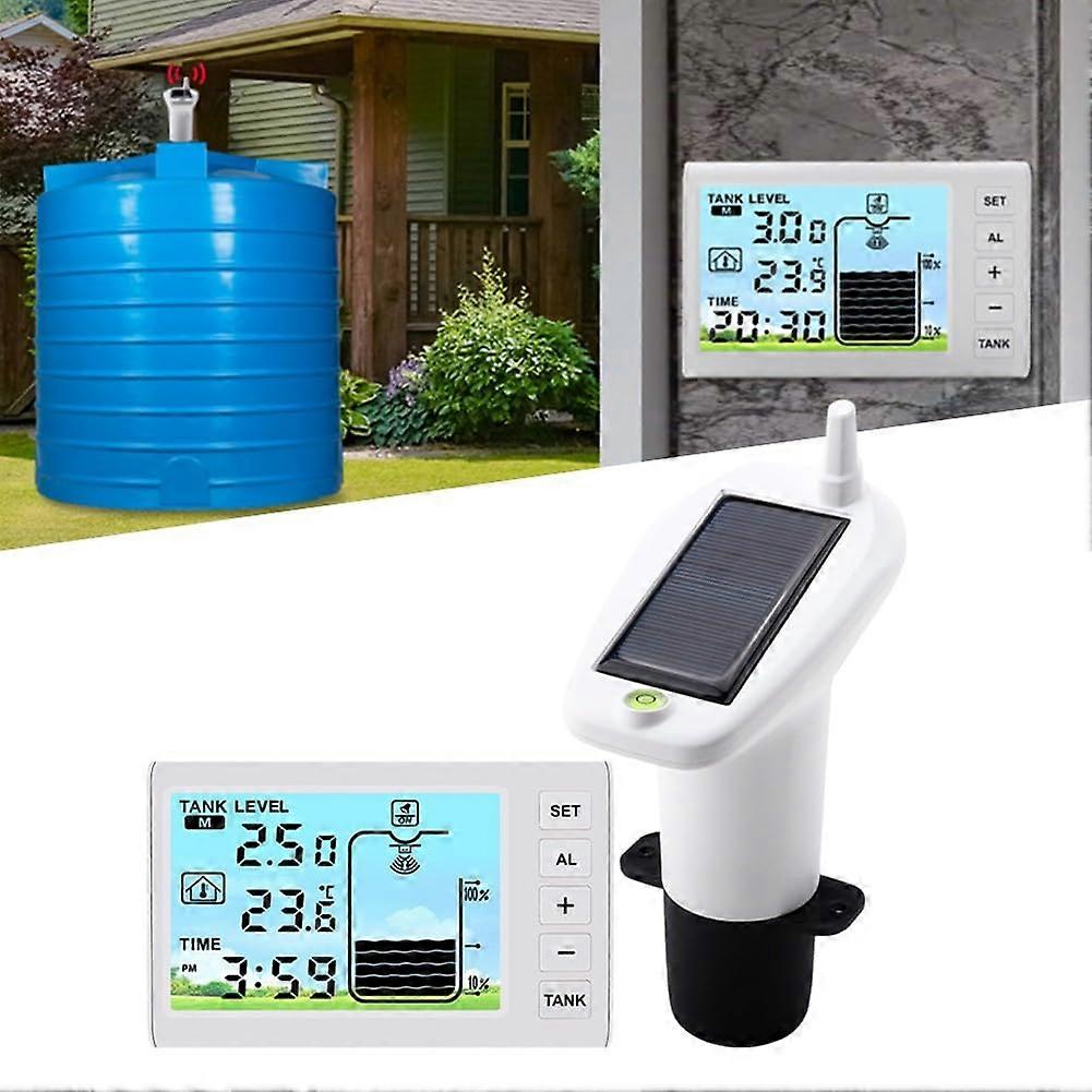 Digital Water Level Gauge with Solar Charging for Water Tanks and Reservoir Monitoring