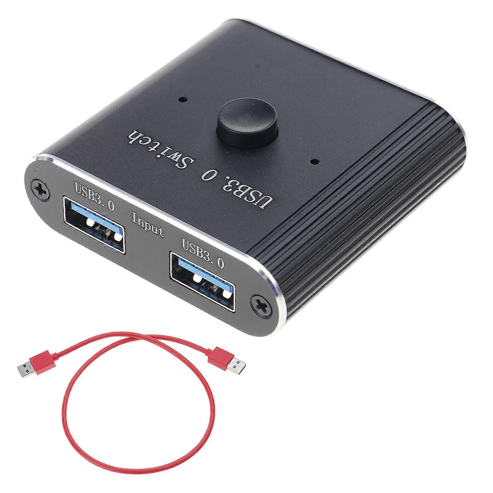 Bidirectional USB3.0 Switches Fast Data Transfer Up to 5Gbps Share USB Devices Between 2 Computers Easily Multicolor