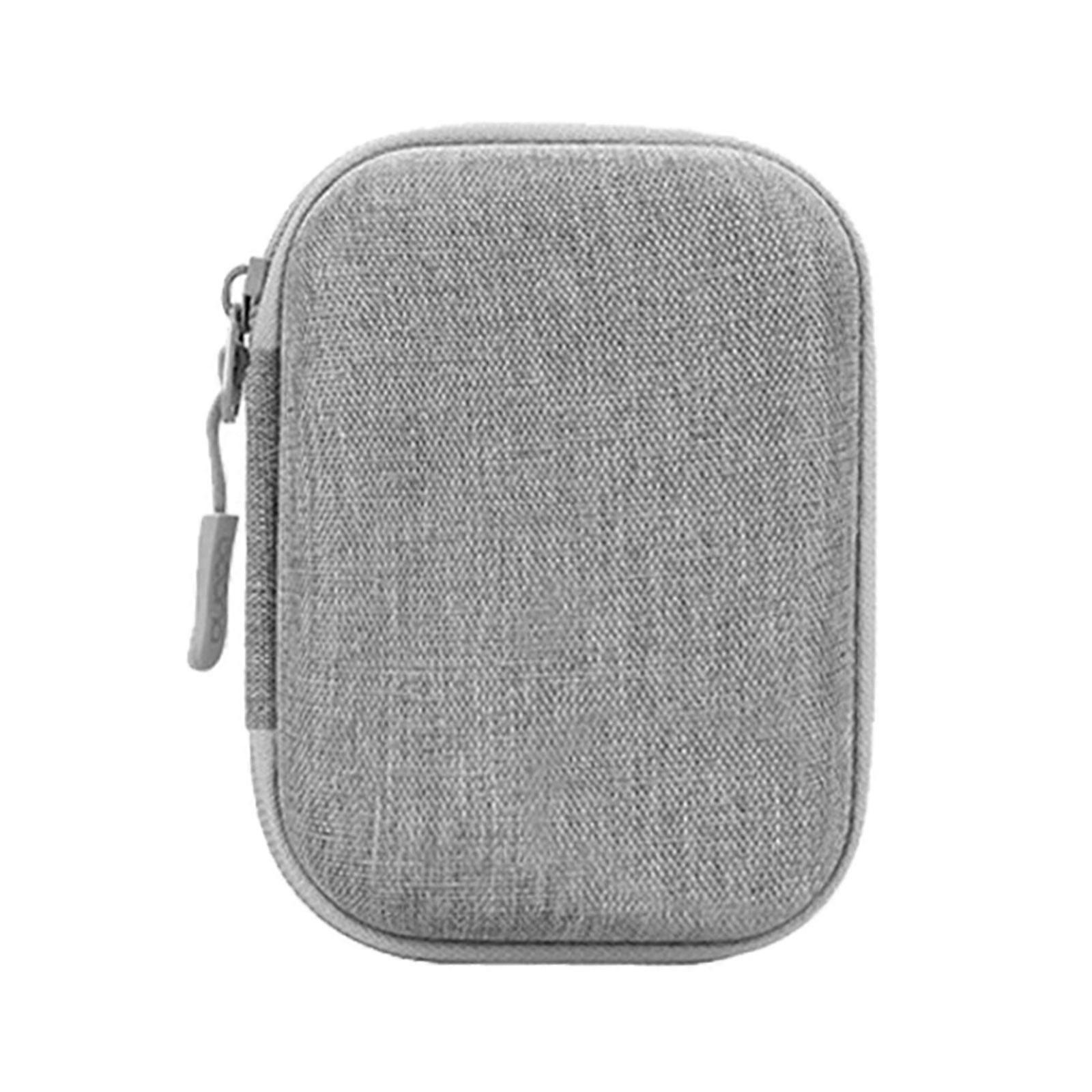 Compactly Carrying Case for Kids Cameras Case with Meshes Pocket Bag Perfect for Daily Commute and Travel Safe and Tidy  Gray