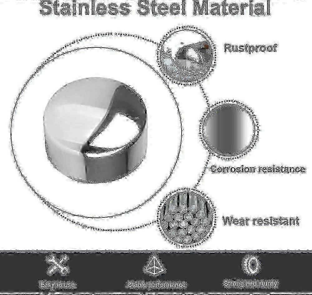 2 Pack Handrail End Caps for 45mm Railing, Durable Armrest Cover w