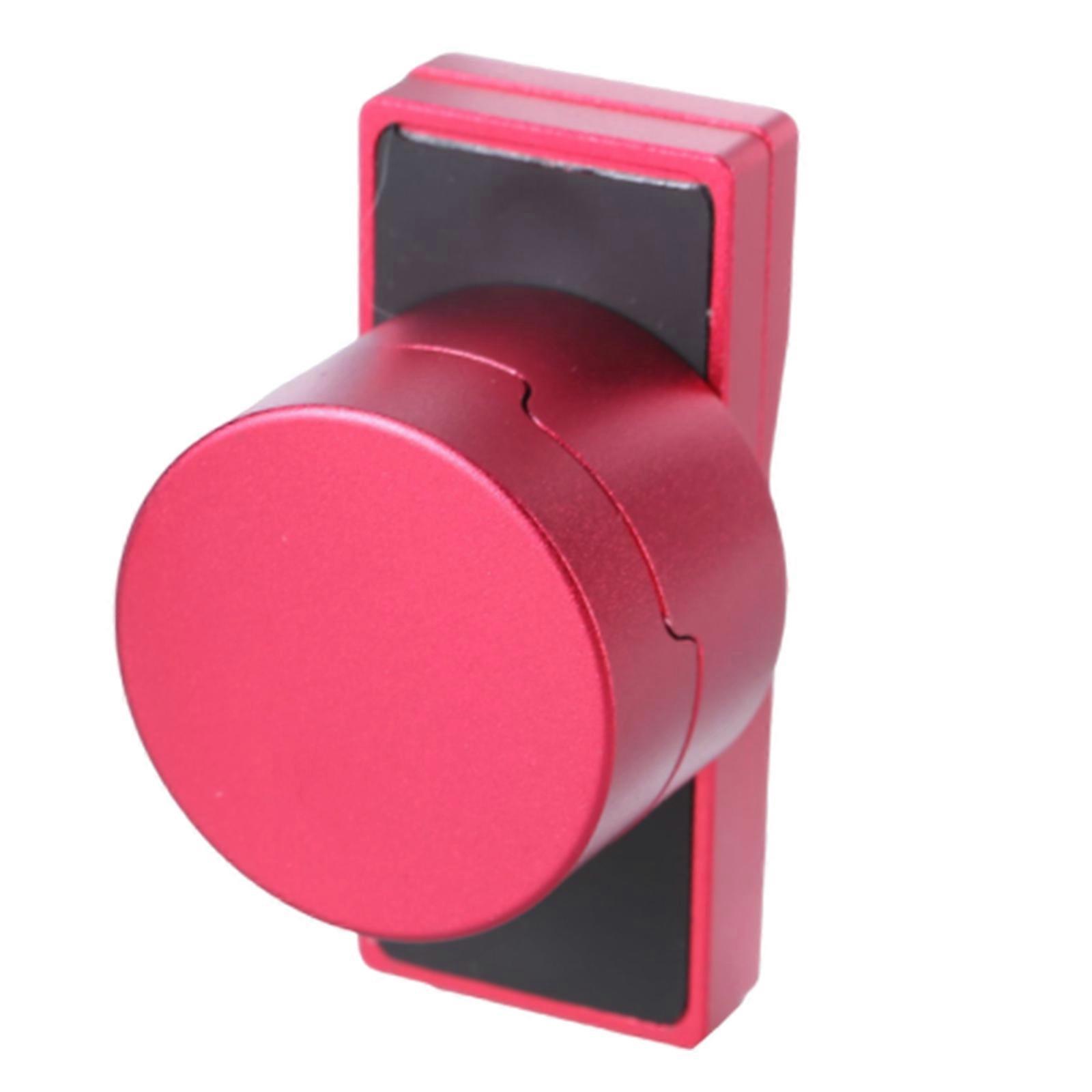 Magnetischer Snooker Gürtelclip Billard Kreide Halter Aluminium Pool Magnetischer Kreidehalter, Pool Billard Queue Kreide Halter Rot