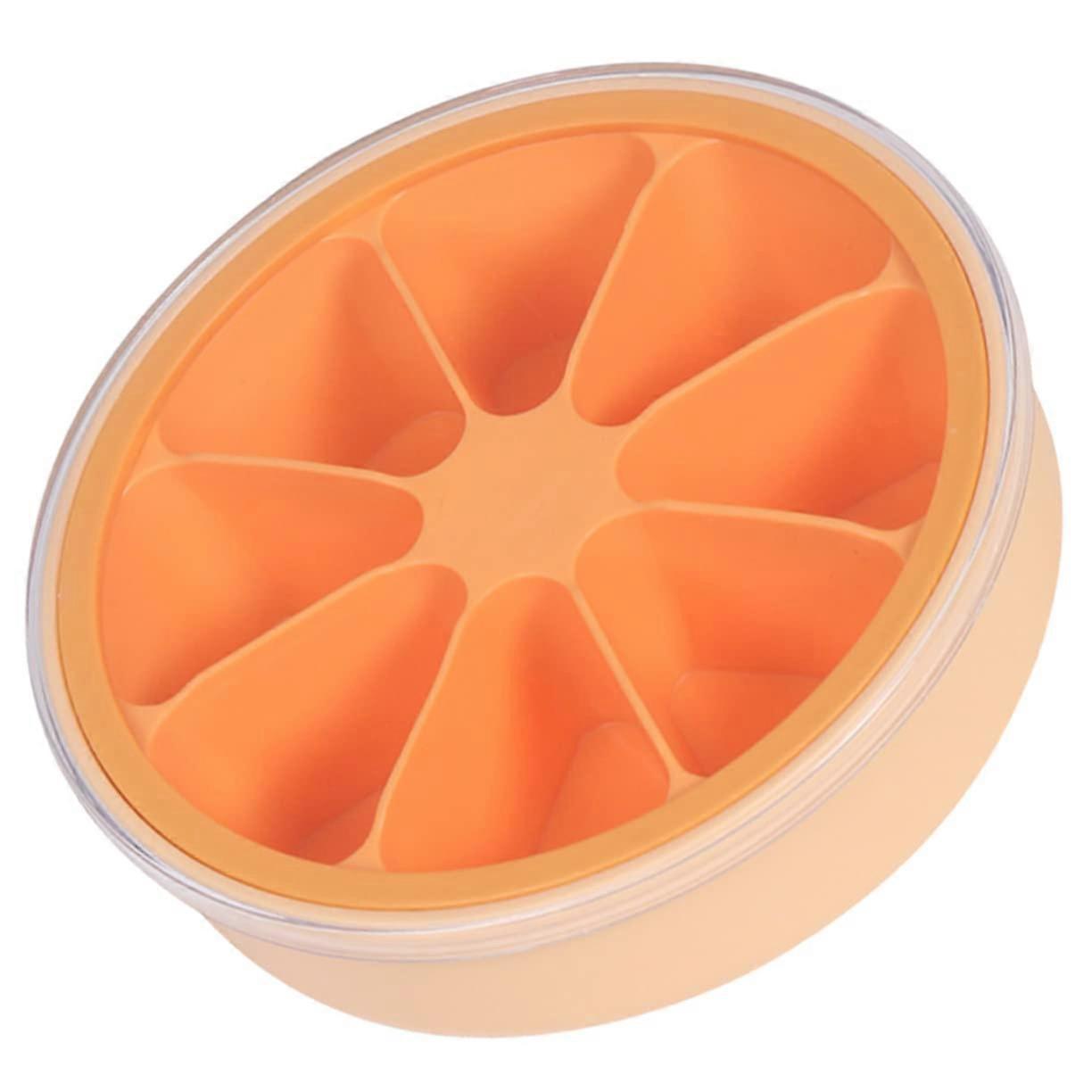 Ice Cube Tray with Lid Flexible Silicone Ice Mold for Cocktails Whiskey and Wine