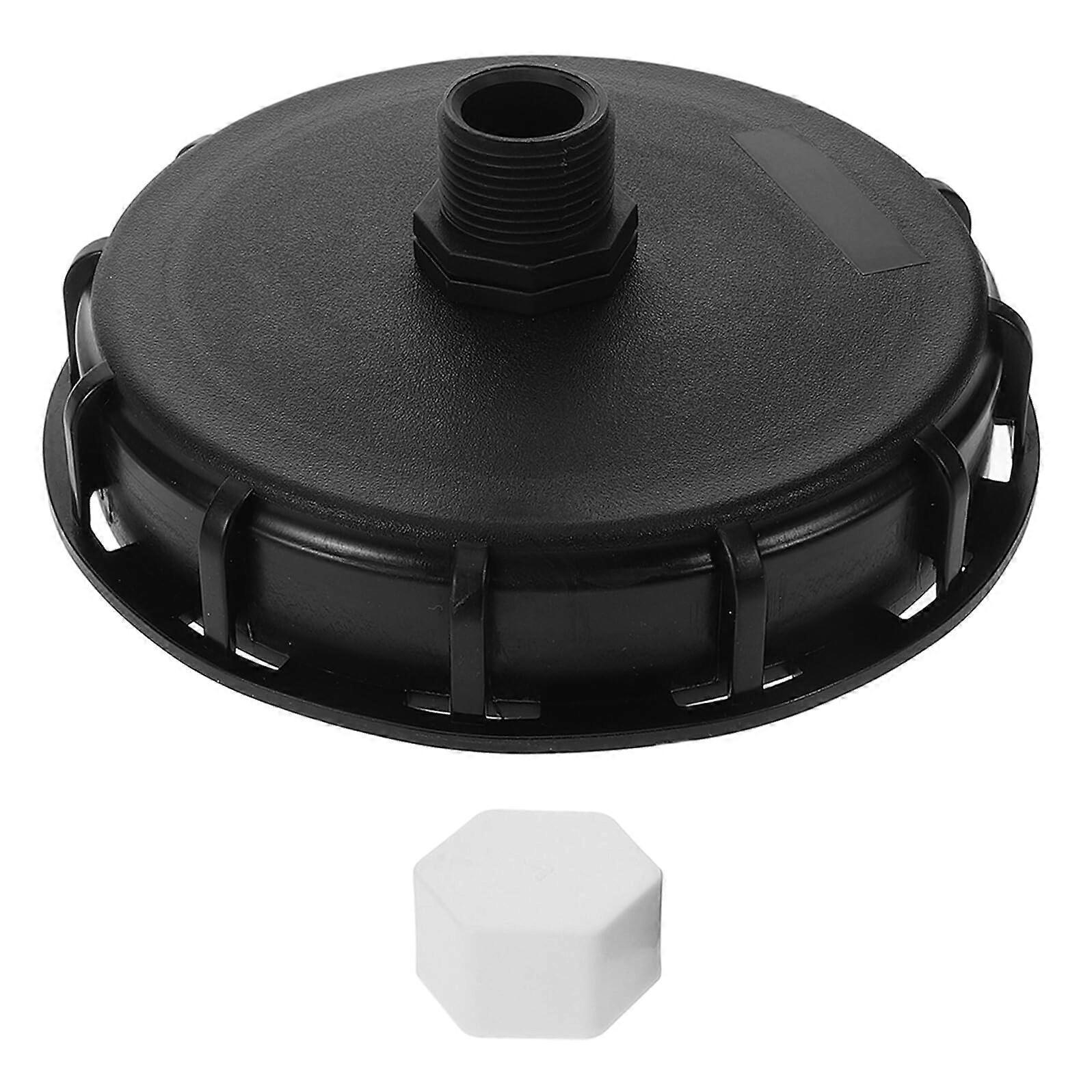 IBC Drum Lid with Vent Plastic Seal Cap for Tote Barrel Chemical Water Storage Replacement