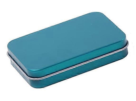 Portable Metal Storage Tin Box with Lid for Candy, Jewelry, Crafts, Small Rectangular Ref: 9954