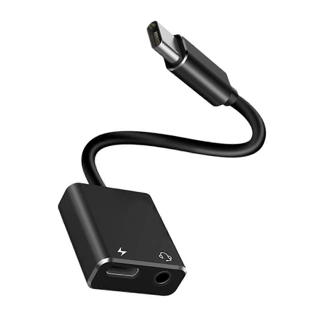 USB C to Audio Adapter with Charging Port, Type C Headphone Jack Converter for Earphones and Phones