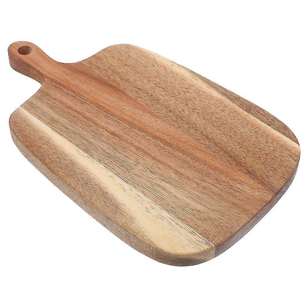 Wooden Cutting Board with Handle for Cheese Serving 1 Piece