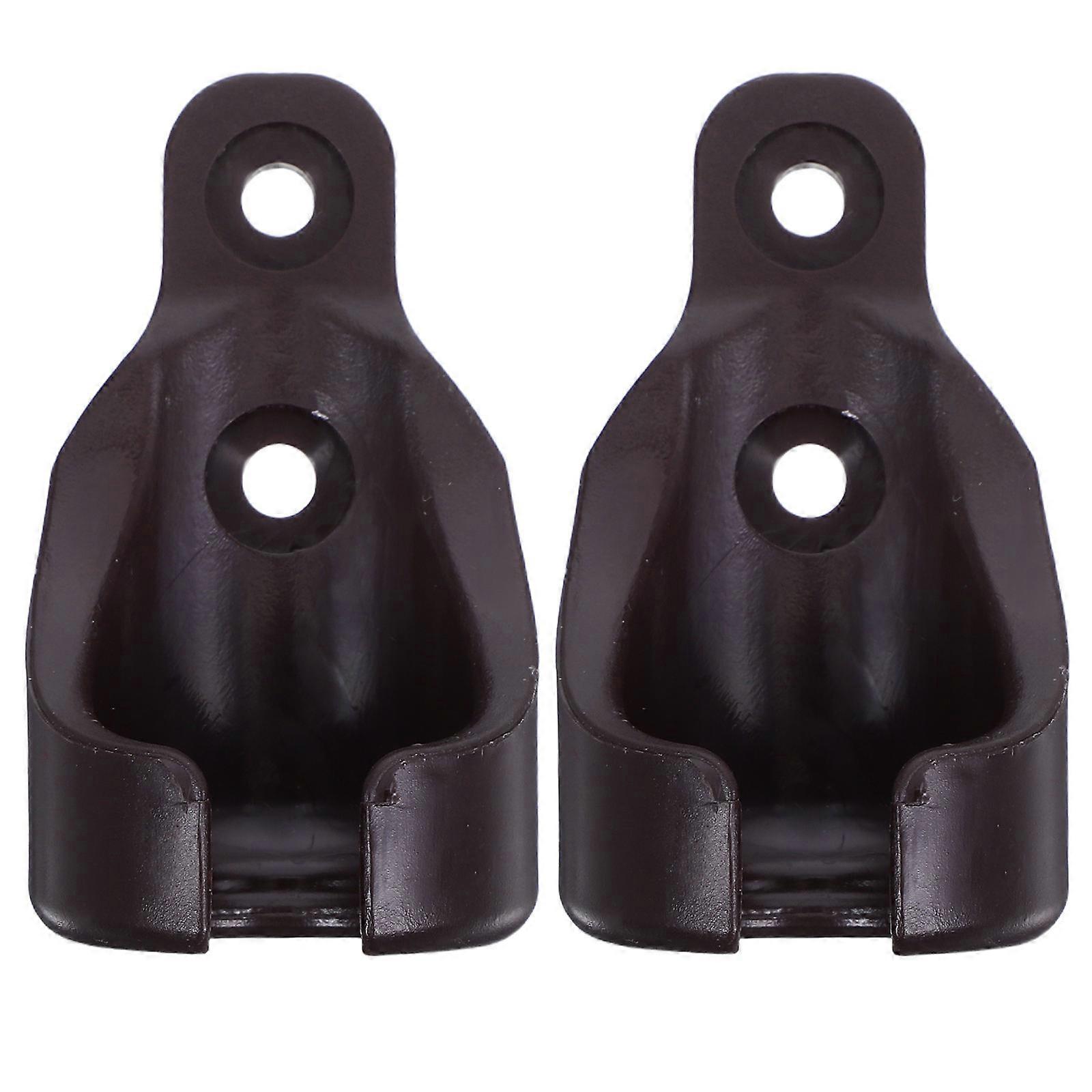 2Pcs Roller Blind Brackets for Roller Shade Light Brown Adjustable Parts