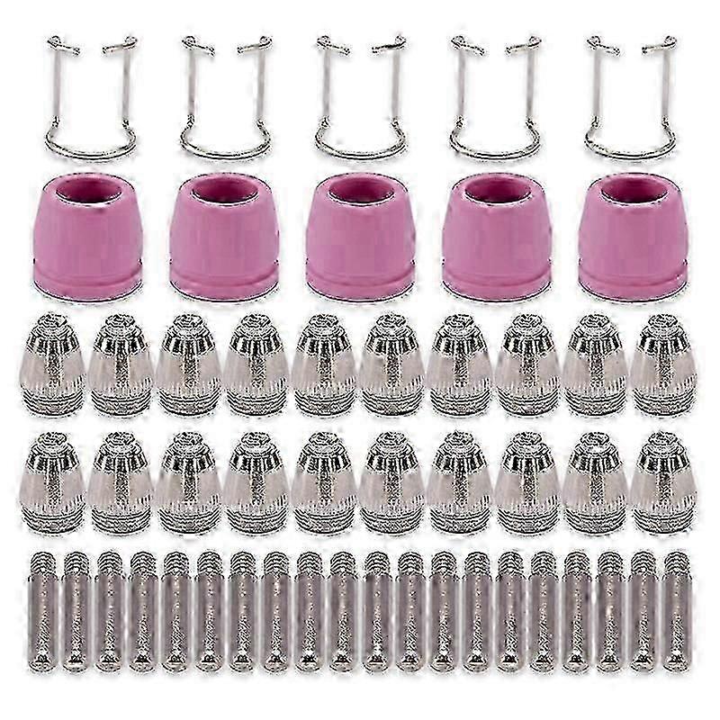 Ag60 Sg-55 Wsd-60 Plasma Cutter Cutting Torch Tip Nozzles Consumables Kit Plasma Cutter Accessories 50pk