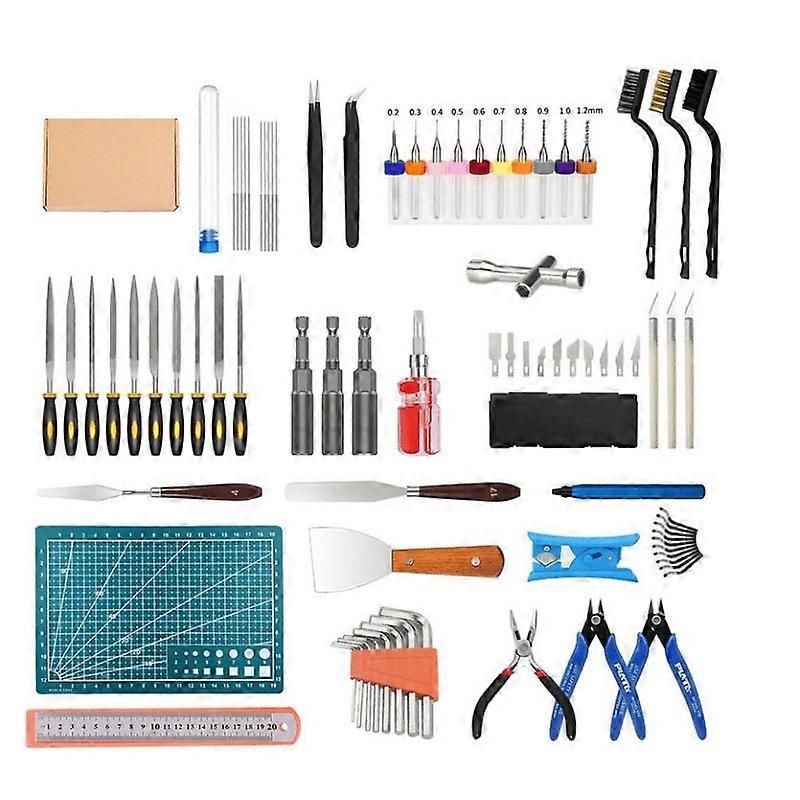 3D printer tool kit: cleaning tools, deburring and disassembly tool set