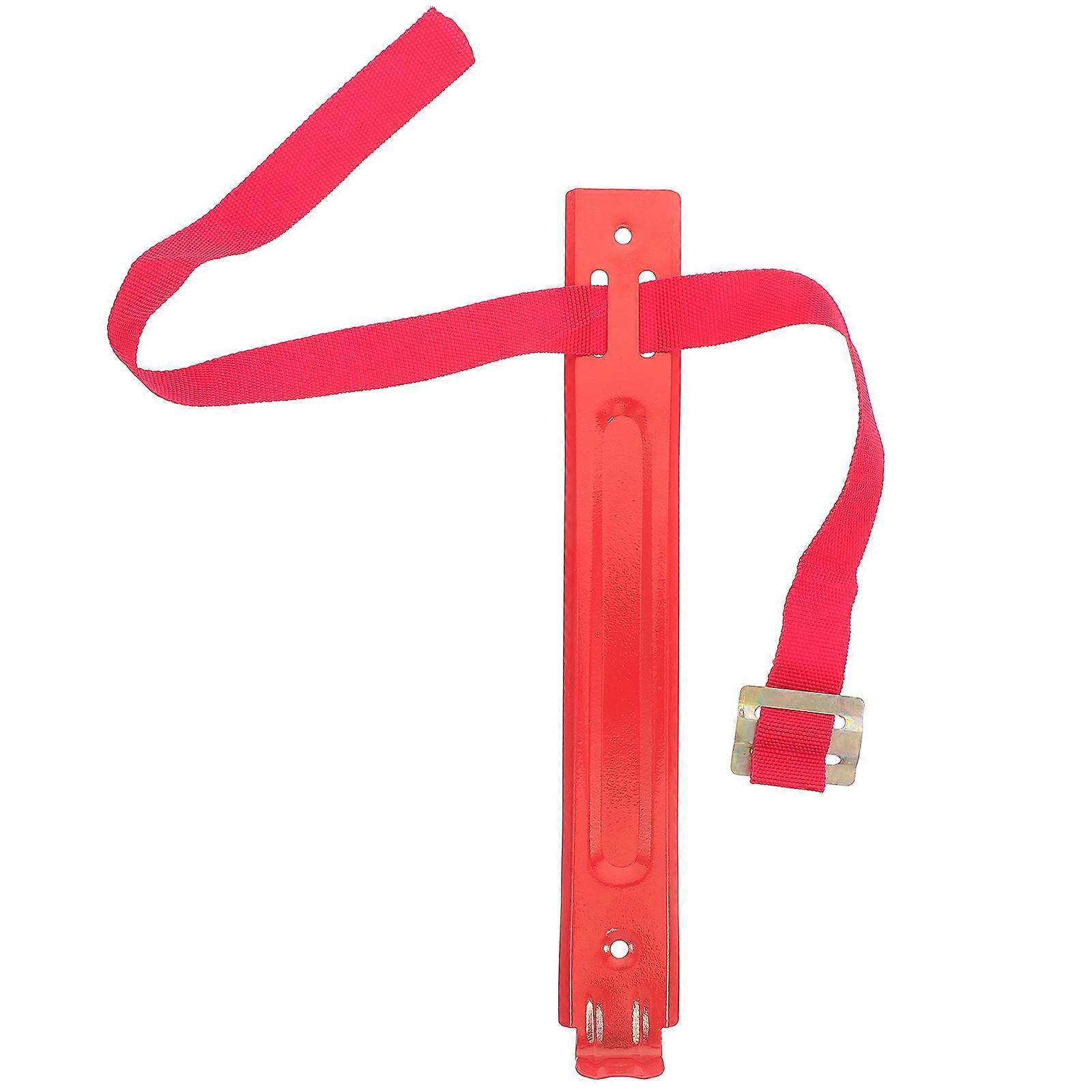 Fire Extinguisher Mount Iron Bracket for Storage Red Sturdy Metal