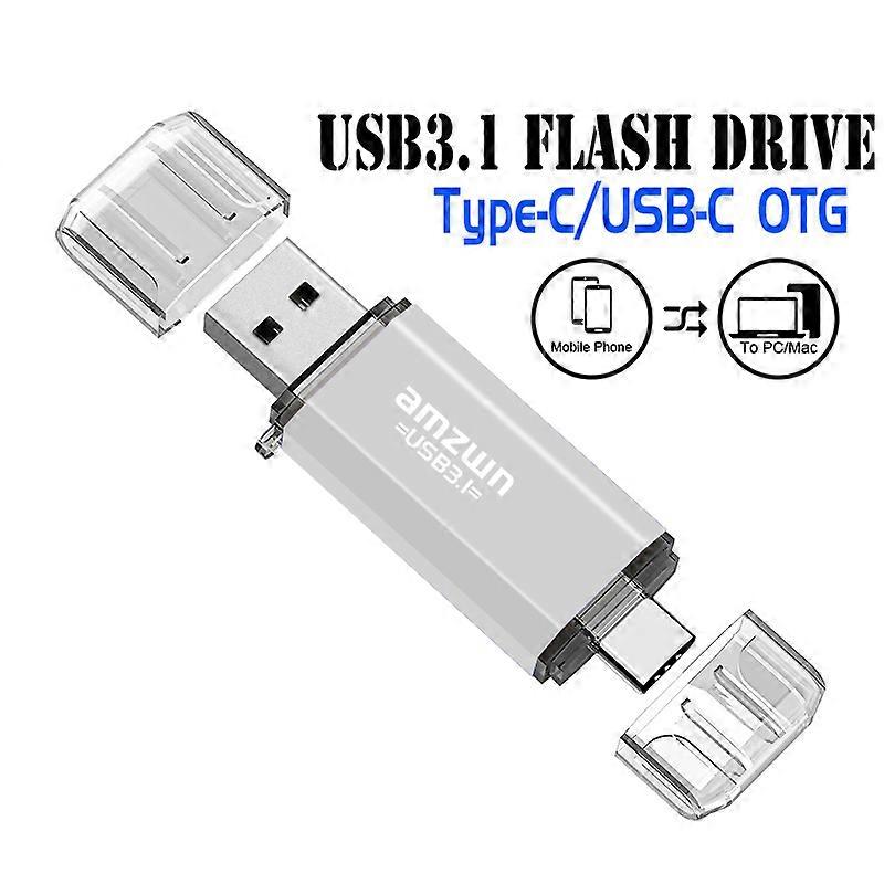 2IN1 U Drive Original 256GB 128GB 64GB 32GB USB3.1 Type-C Interface MobilePhone Computer Mutual Transmission Portable USB Memory