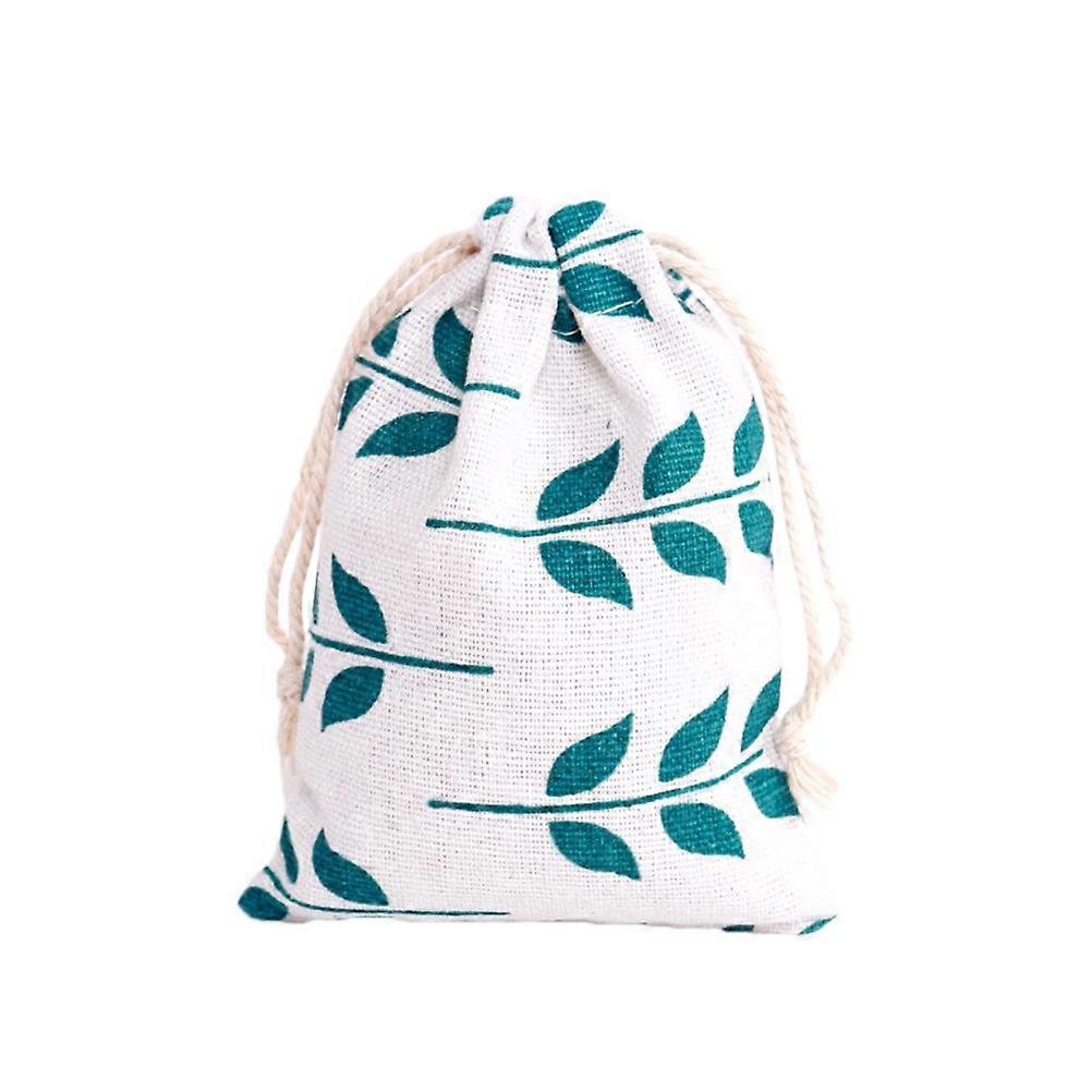 Small Drawstring Leaf Gift Bag Cotton Storage Bags for Storage 36Pcs Bundle