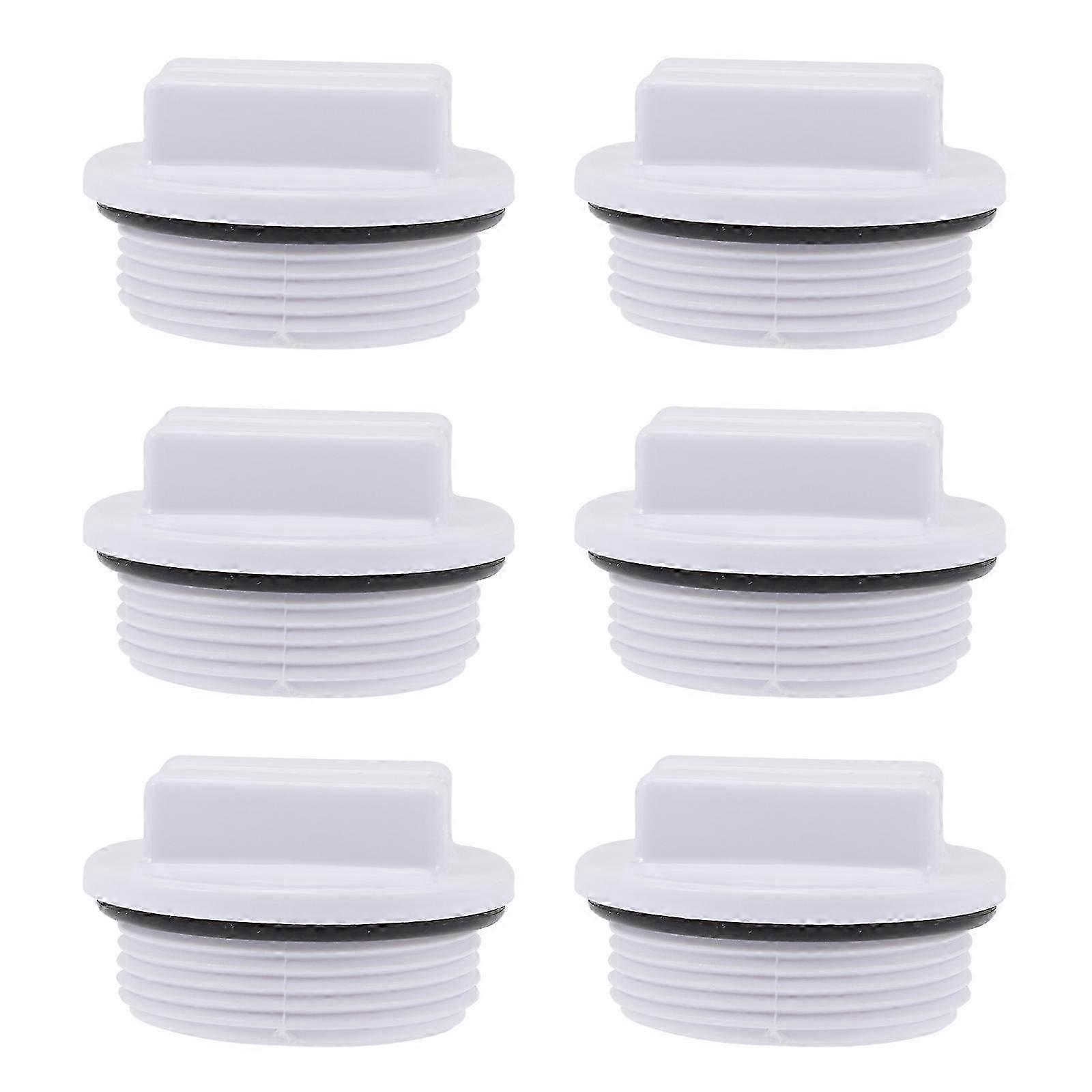 Pool Jet Winterizing Plug Threaded Winterizing Plug Pool Accessories Prevent Water Leakage 6Pcs