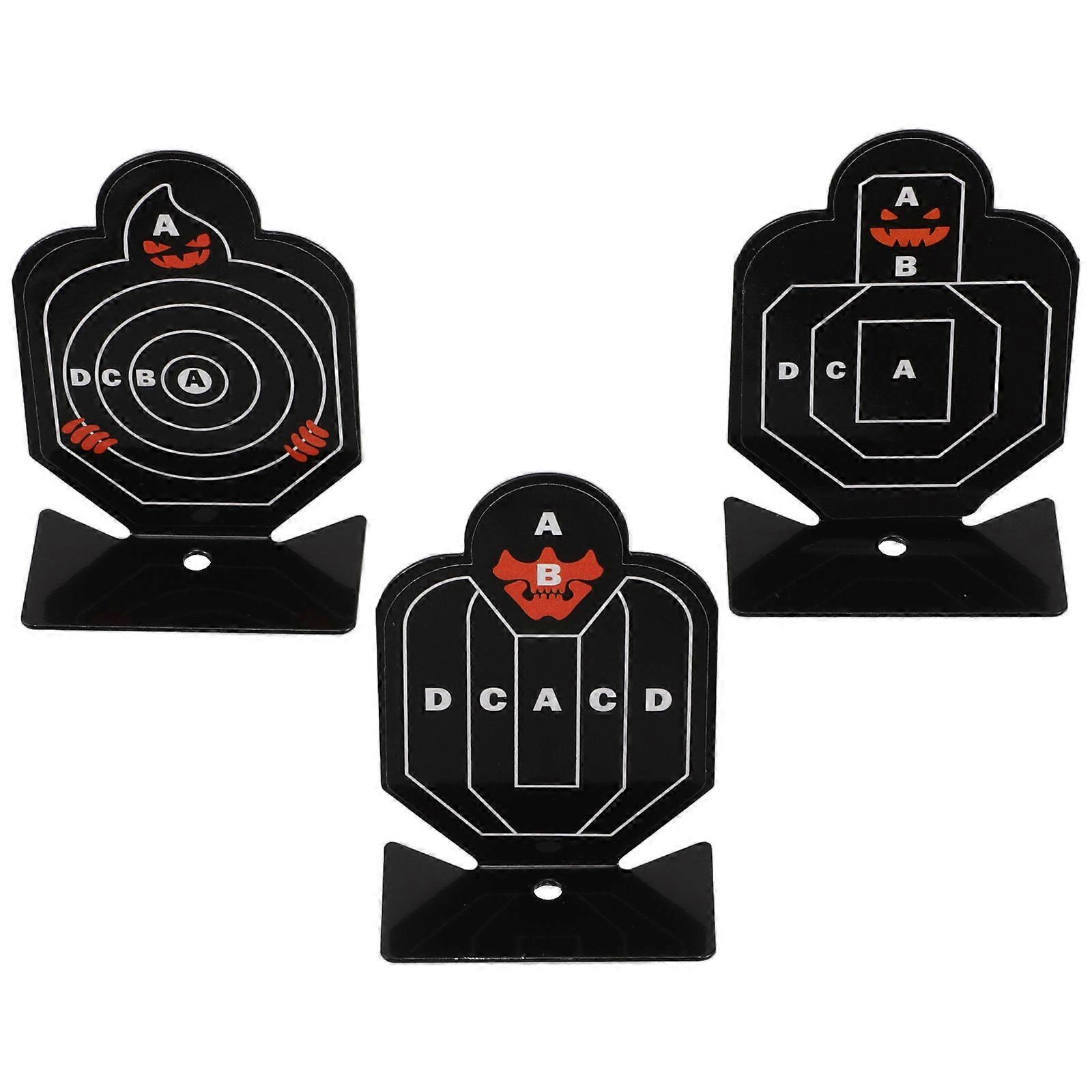 Rotatable Metal Shooting Target 3Pcs Set for Accurate Practice Training