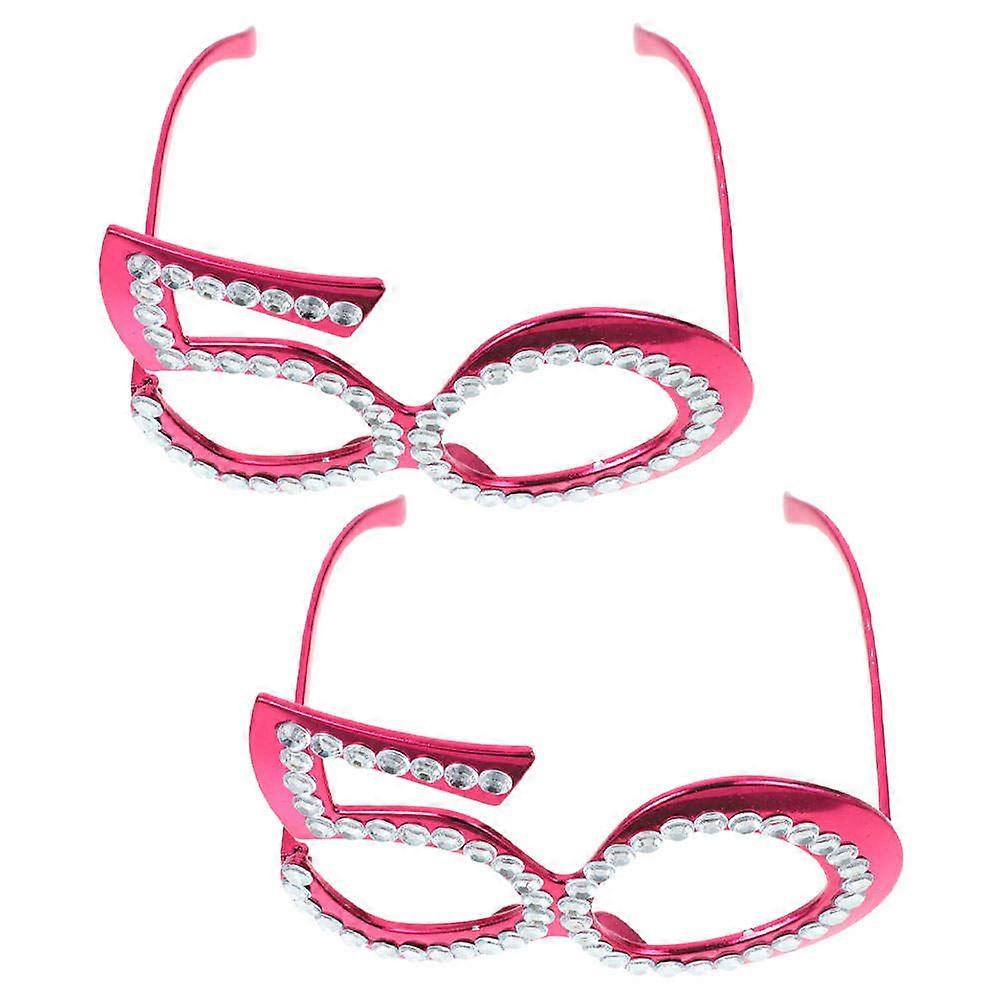 Γυαλιά 50ων Γενεθλίων Πρωτότυπα Γυαλιά Πάρτι για Διακόσμηση 2 Ζεύγη