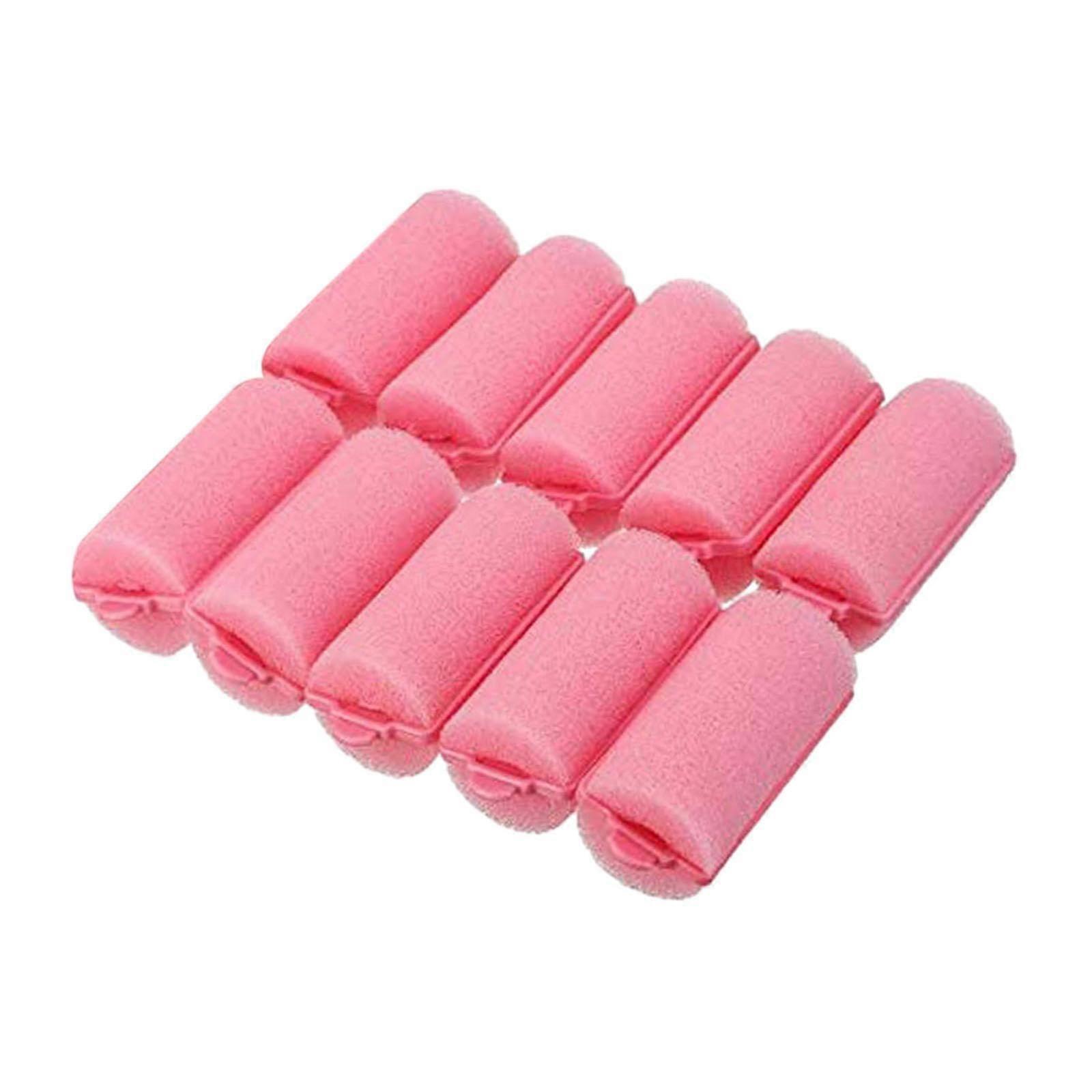 No Heat Foam Hair Curlers Soft Sleep Rollers Set for All Hair Types 10 Pack Volume Boost