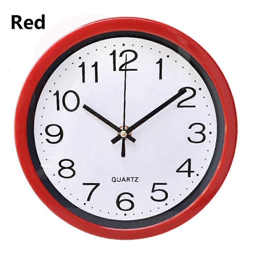 1 PC Modern Bedroom Kitchen Quartz Bell Sweep Second Movement Wall Clock Silent