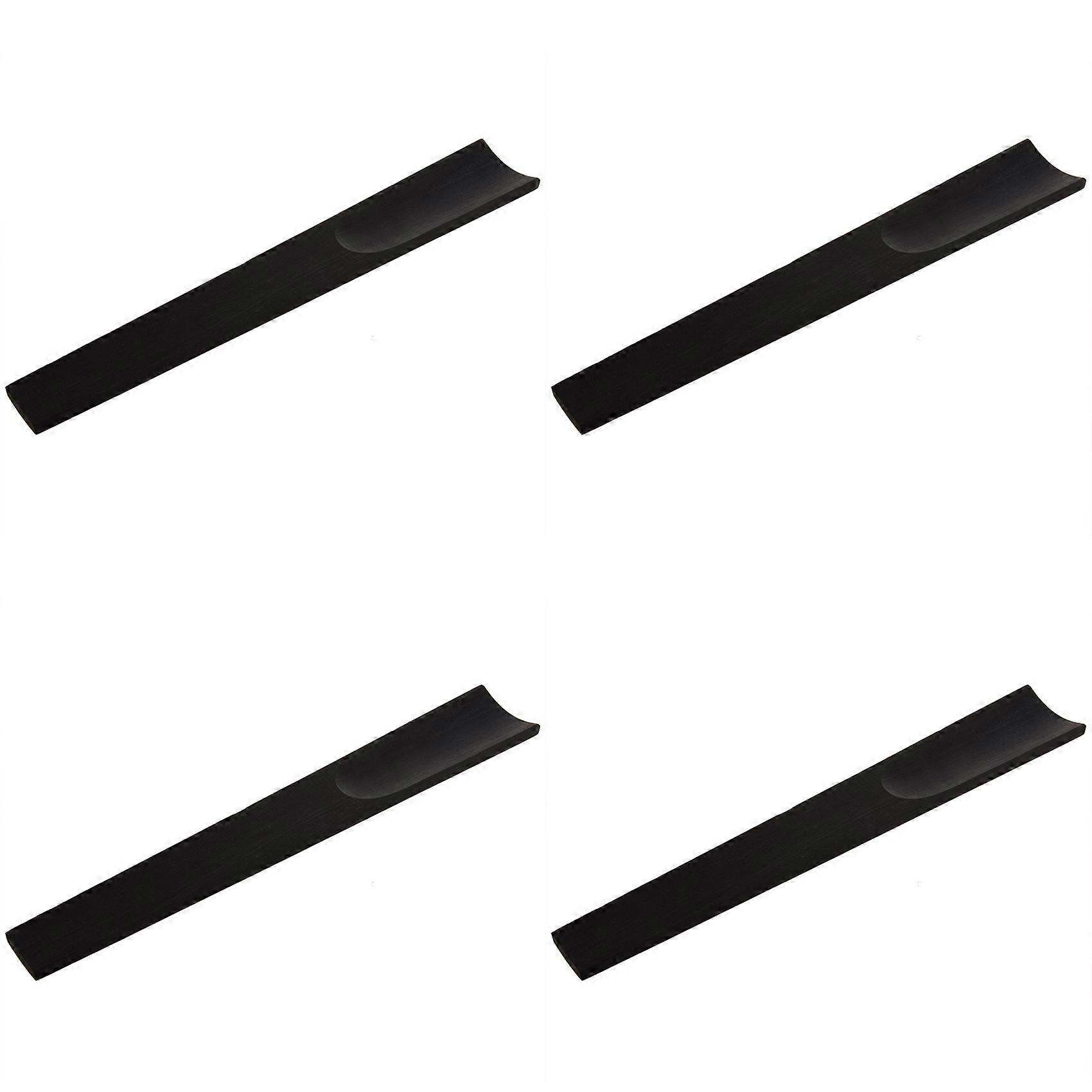 4X 4/4 Size Violin Fingerboard Ebony Fingerboard Black