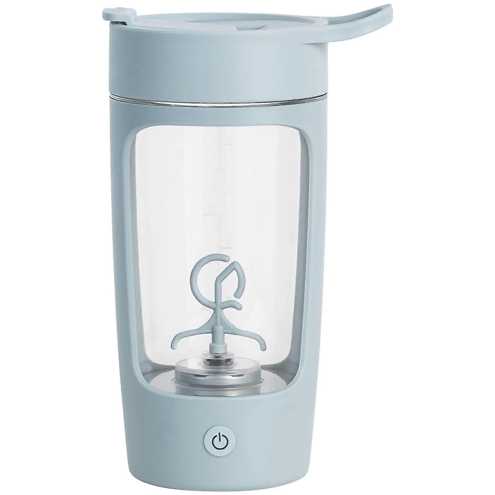 Electric Protein Shaker Bottle with Speed Auto Mixing, TypeC Charging, Leakproof, Blue