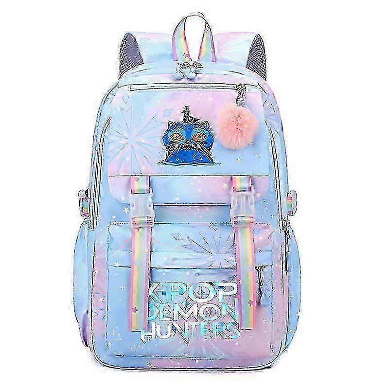 KPop Demon Hunters Print Backpack Students Schoolbag _d A..