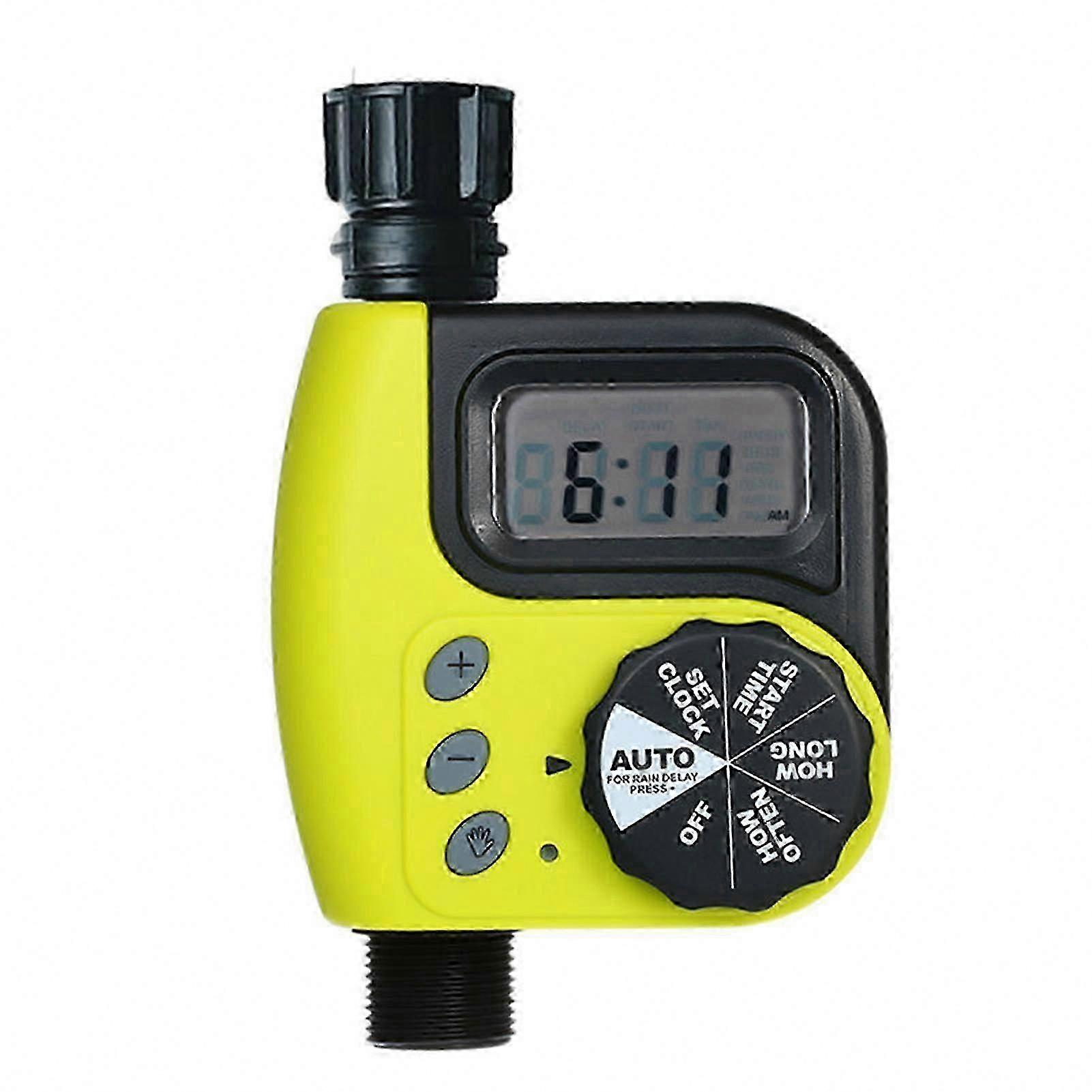 Smart Irrigation Timer for Garden and Greenhouse, Automatic & Manual Settings, Programmable Watering Control System