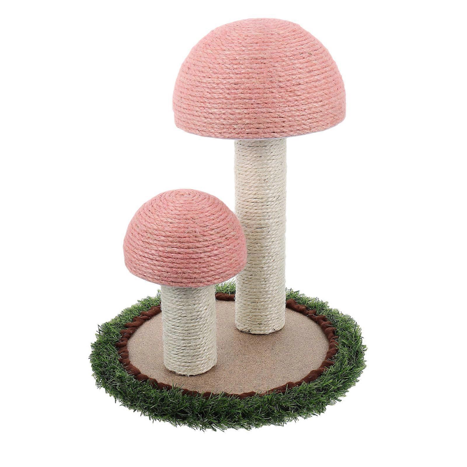 Cat Climbing Frame Mushroom Scratching Pole for Cat Stable Climbing Stand
