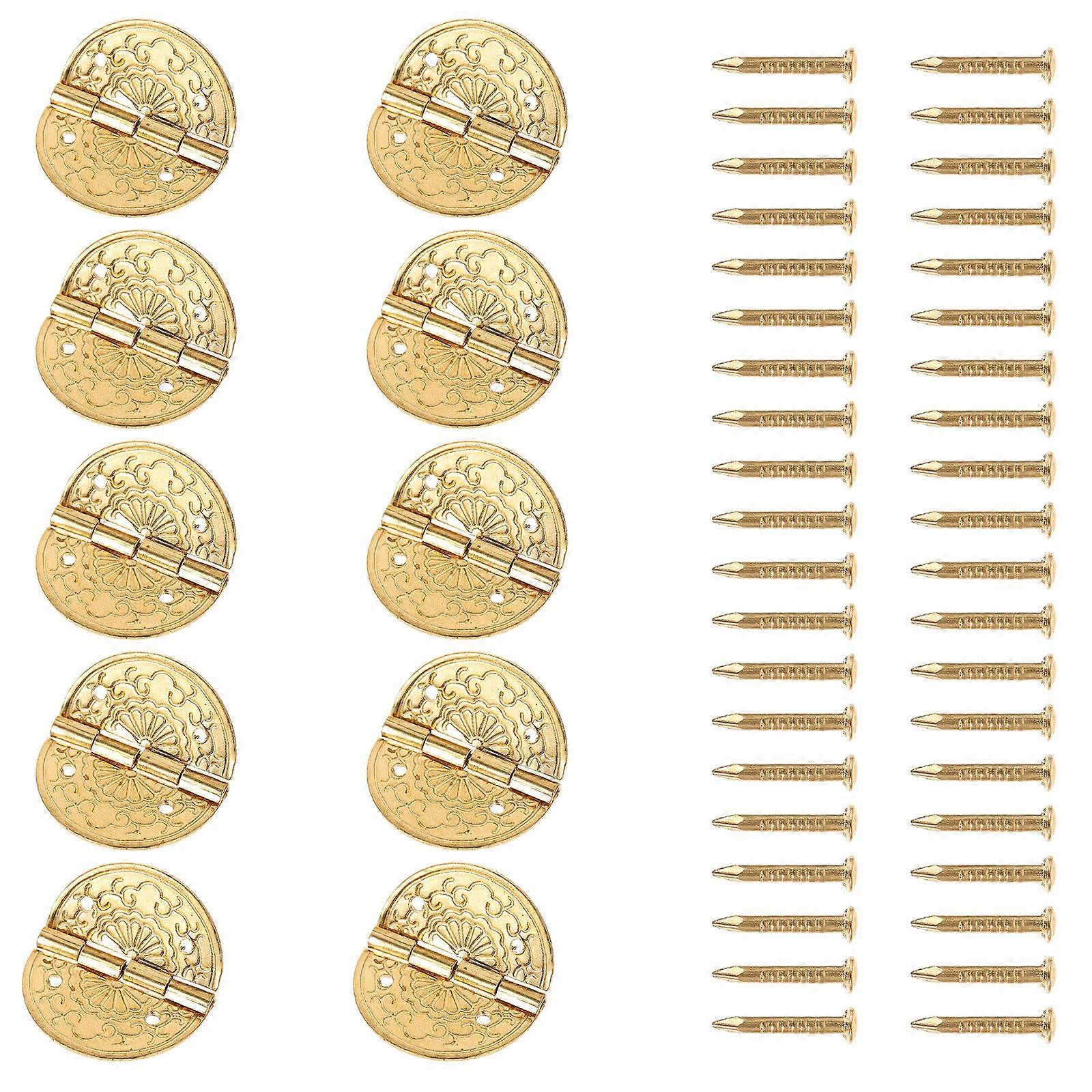 1 Set Jewelry Box Hinges Copper Case Hinges Multi Function Chest Hinges