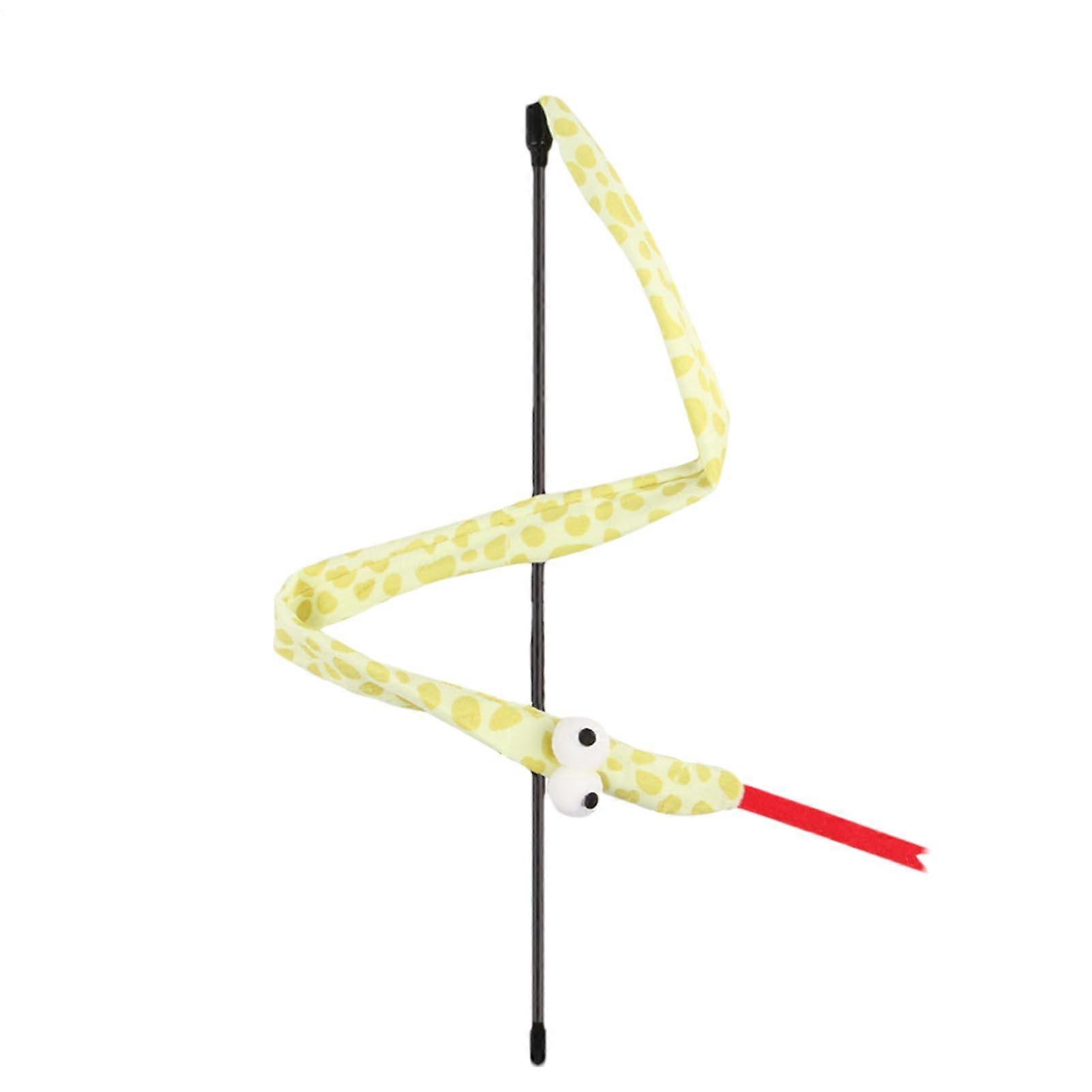 Cat Teaser Toy with Realistic Snake Design and Sound, Durable Interactive Play for Kittens