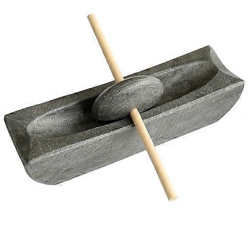 Stone Coffee Grinder with Solid Wood Handle for Tea Herbs Enhanced Aroma Durable Bluestone