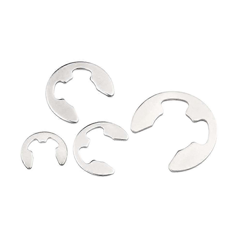 304 Stainless Steel Circlips and Retaining Ring Clips Set, Multiple Sizes, 8/100 Pcs Assortment