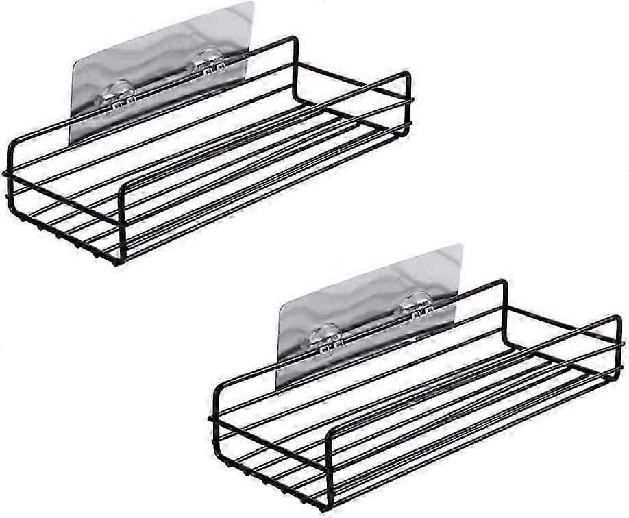 Self-Adhesive Wall Mounted Bathroom Shelf, No Drilling, Solid Kitchen Brackets