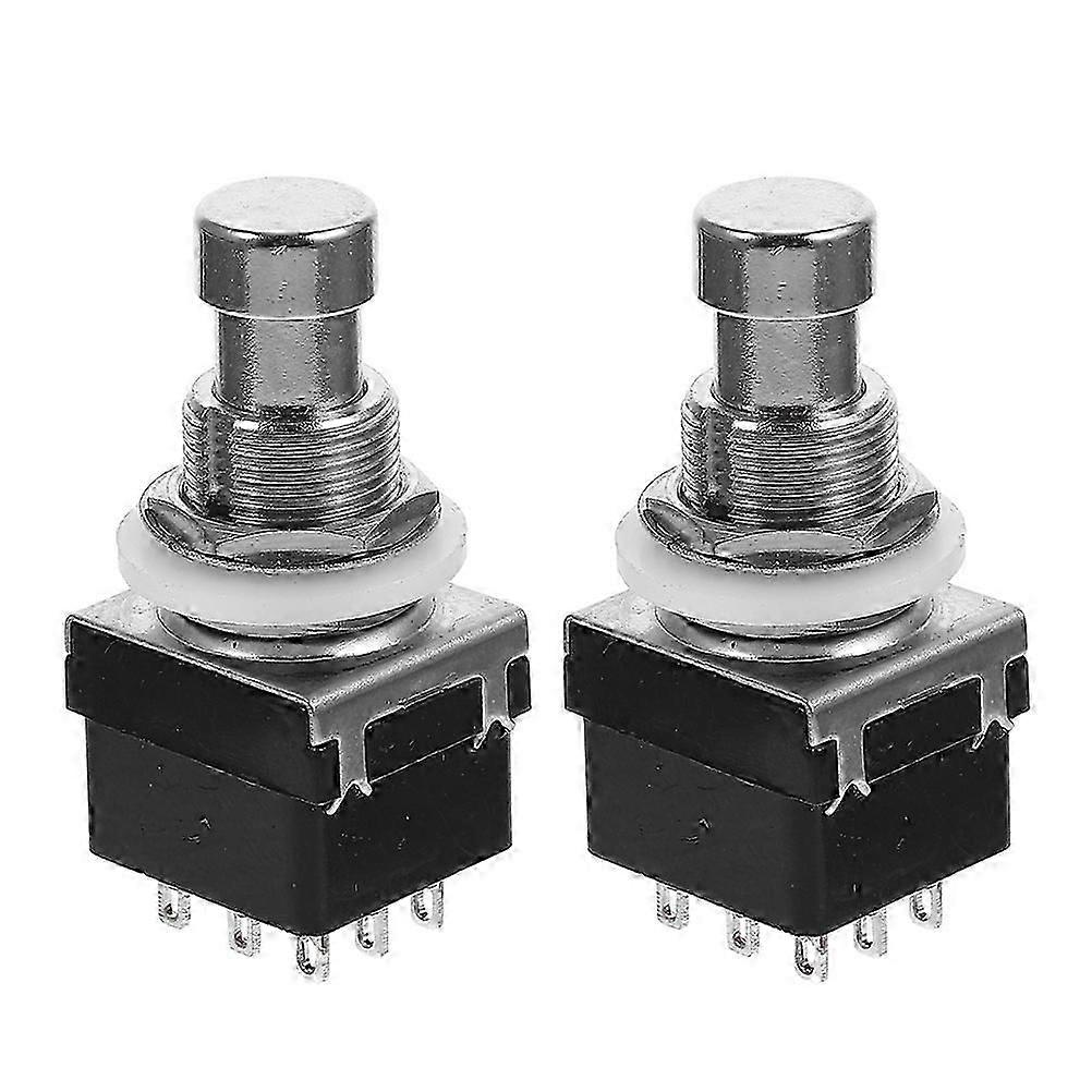 4Pcs Guitar Footswitch Pedal Buttons for Stable Use and Easy Operation