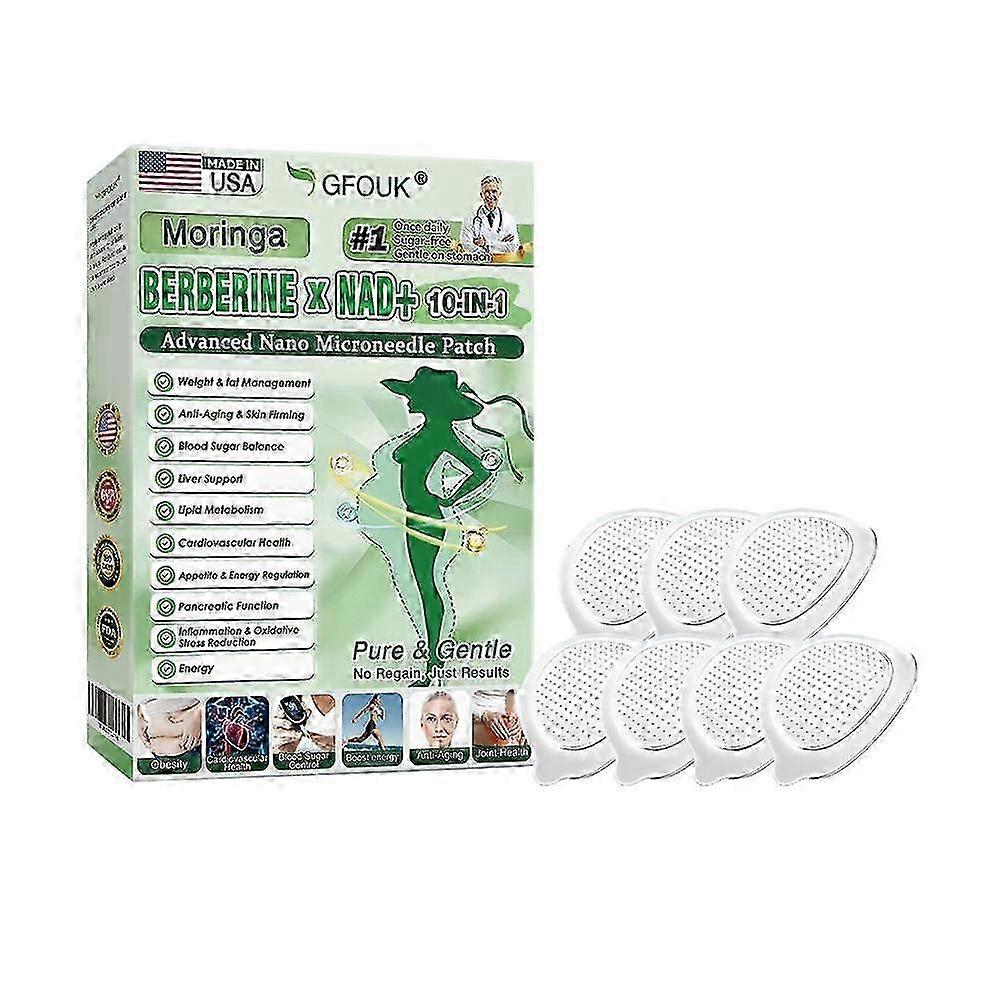 Moringa Berberine x NAD+10-in-1 Advanced Nano Microneedle Patch