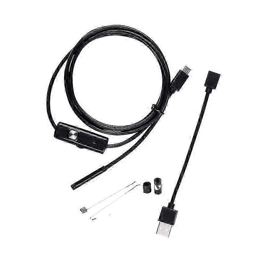 5m 6led5.5mm Android Endoscope Waterproof Snake Borescope Usb Inspection Camera
