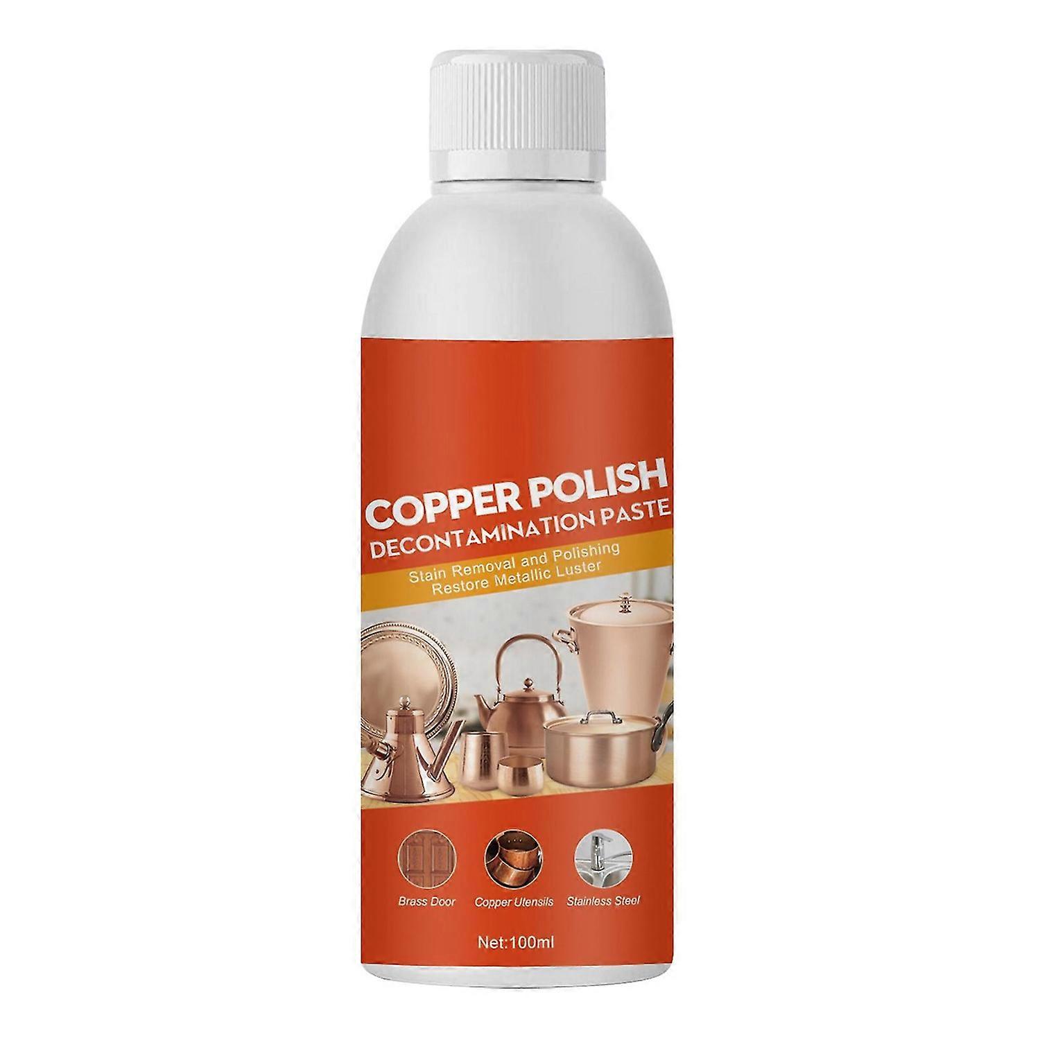 Copper Ware Rust Removing Cleaner Metal Polishing Decontaminations Compound for Door Knobs Faucet