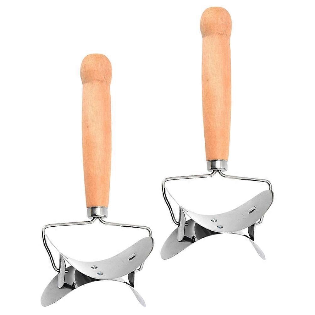 Dumpling Wrapper Cutter Stainless Steel Tool for Baking 2Pcs