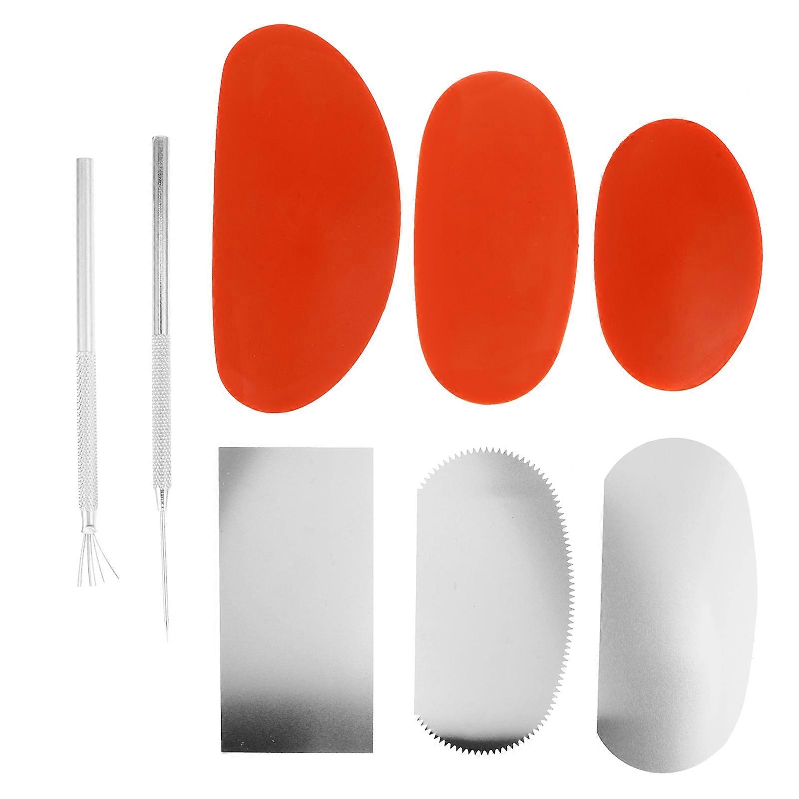 Clay Tool Kit for Shaping and Cutting with 1Set of Multi Material Tools