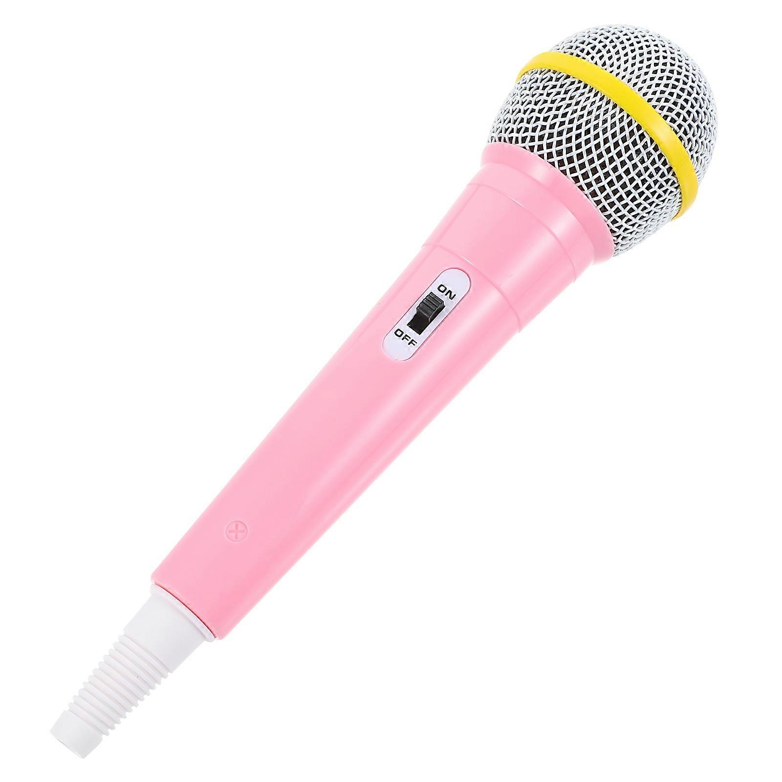 Funny Microphone Prop Plastic Model for Kids Plaything