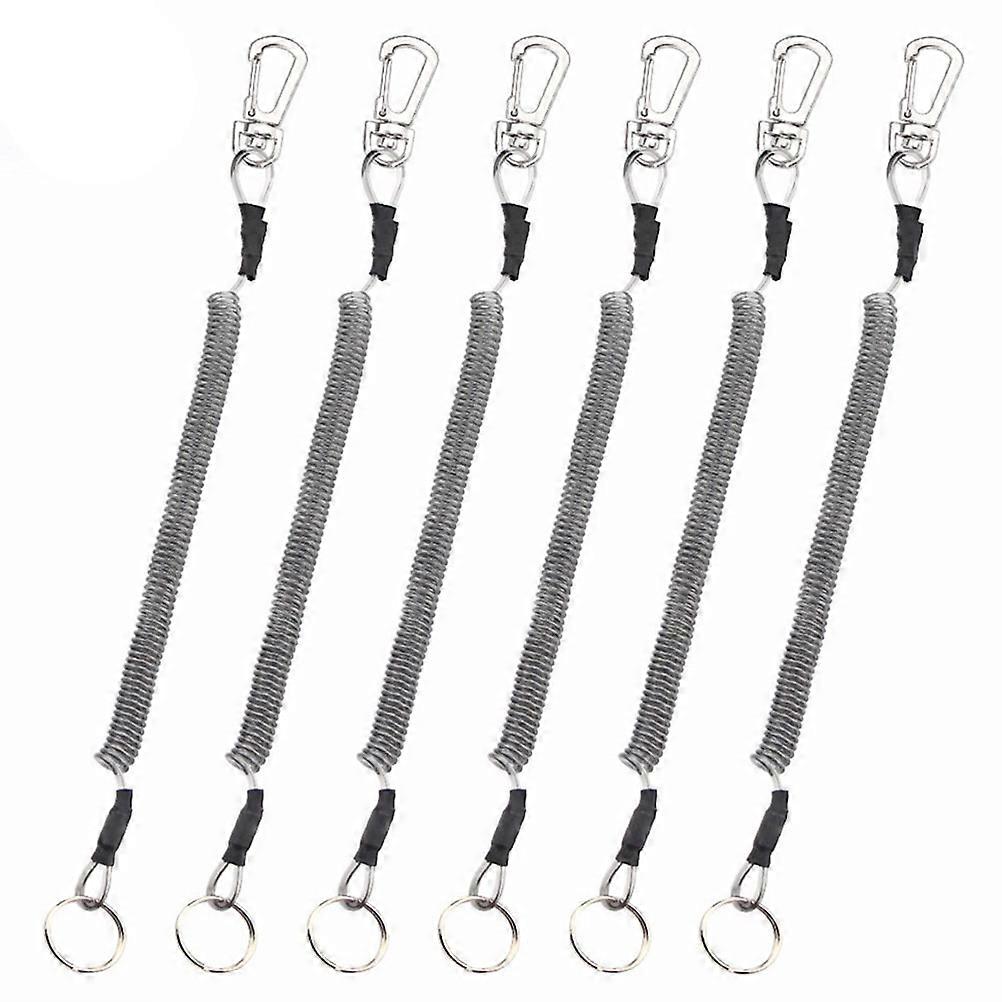 Fishing Rope Elastic Retractable for Fishing 18Pcs Durable Key Chains