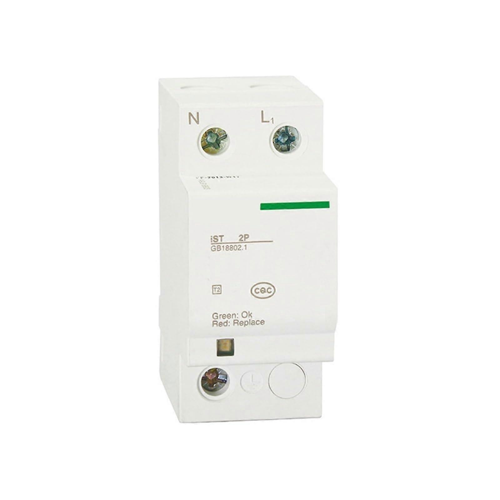 Type 2 Surge Protective Device 40 2P Two Pole SPD for Single Phase Circuits Distribution Board