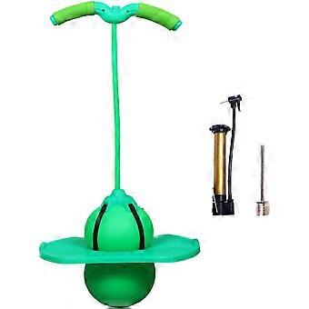 Pogo Ball com alça para crianças e adultos, altura ajustável, plataforma antiderrapante, brinquedo de salto durável para melhorar o equilíbrio.