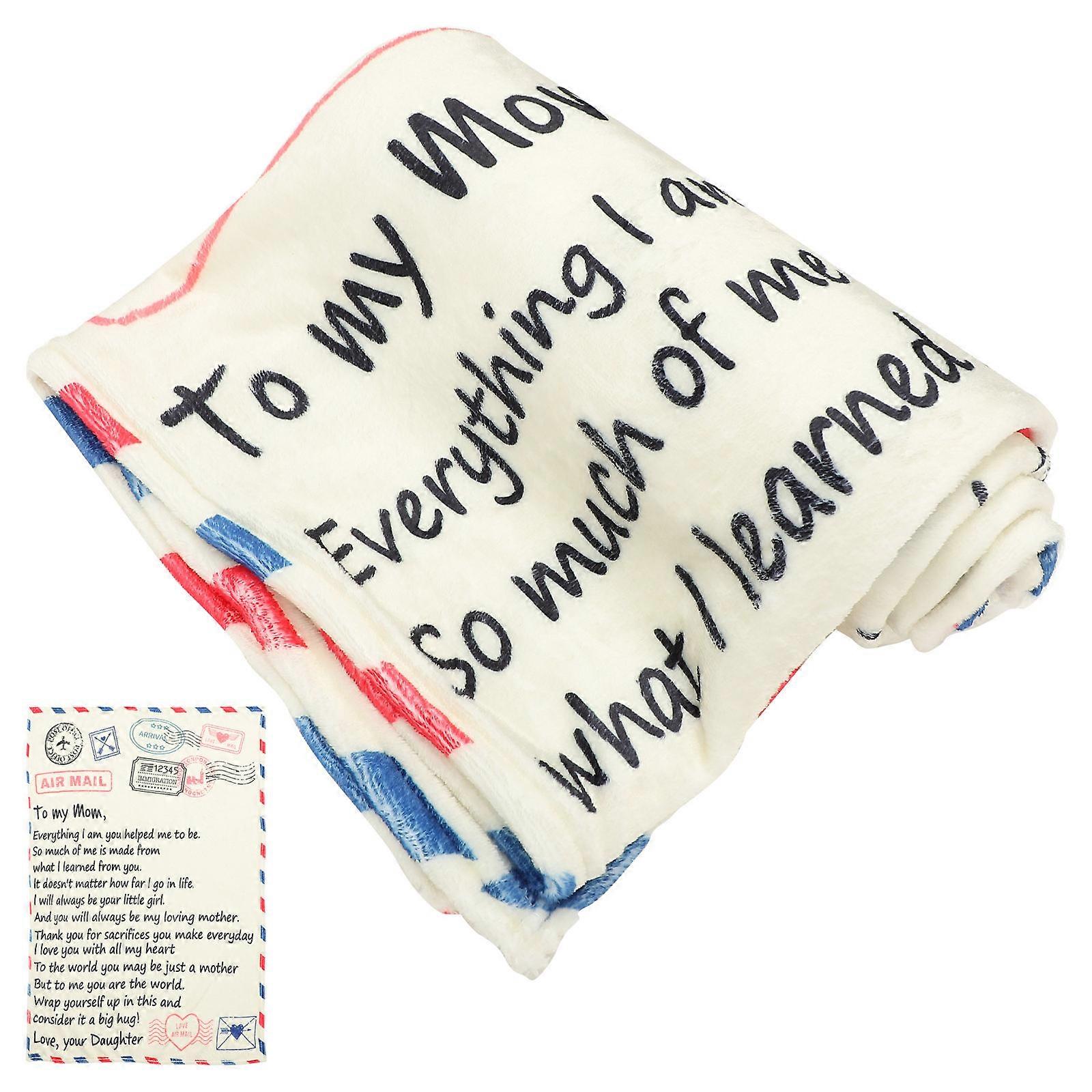 Envelope Pattern Blanket for Travel Multifunctional Blanket Gift 3Pcs