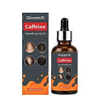 Cafeïne Haarverzorgingsolie, 30 ml Voedend & Verzachtend Haarserum
