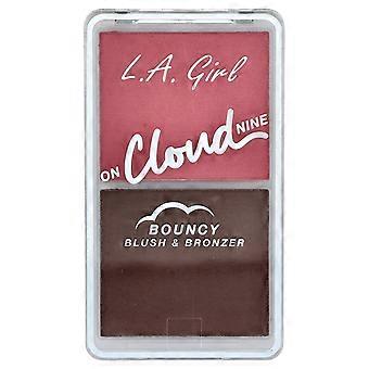 L.A. Girl, On Cloud Nine, Bouncy Blush & Bronzer, GBL498 Dreamy Pink, 6 g, 3er-Pack