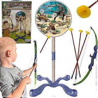 WOOPIE Liten Bågskytt Set Dinosaurier Bågar Pilar Sköld 32 st.