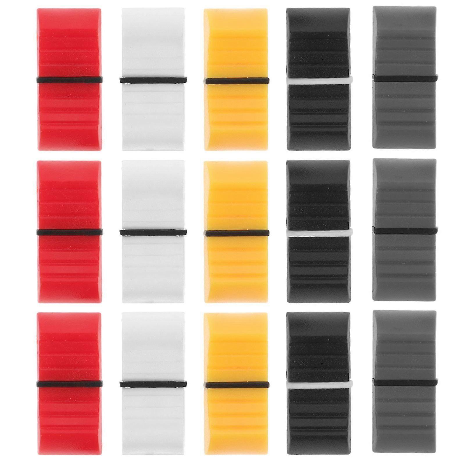 50pcs Console Mixer Slider Fader Knobs Replacement compatible with Potentiometer Mixing Console Slider
