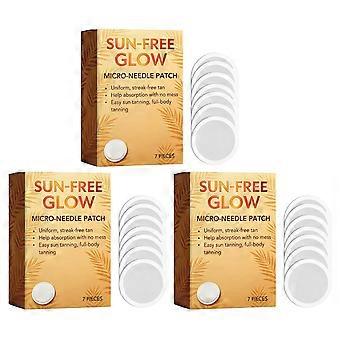 Sun-Free-Glow mikronåls selvbruningsplaster - naturlig bronseglød uten soleksponering