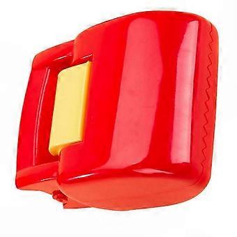 Handheld Pet Waste Scoop, Portable Dog Poop Collector for Walks, Compact Outdoor Tool, Red