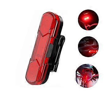 Usb Rechargable Led Bike Baklykt Sikkerhetsadvarsel Saddle Mtb sykkel baklys Night Riding Back Torch